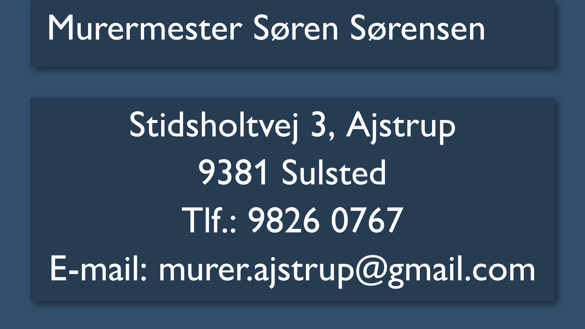 Murermester Søren Sørensen